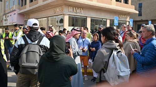 Welcoming Cruise Passengers at the Love Market, Dammam 6.jpg